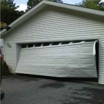 I Backed Into My Garage Door Overhead Door Company Of Albany